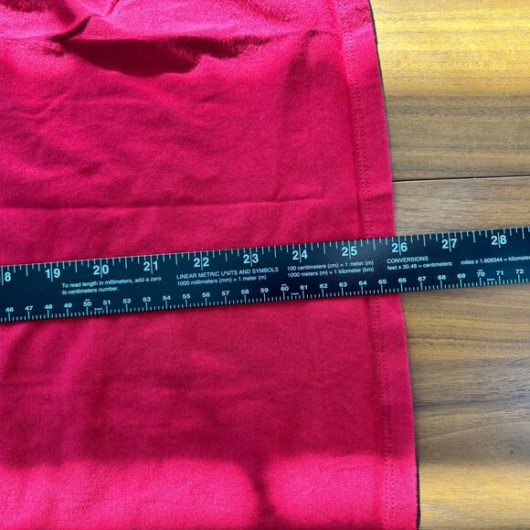 Burt's Bee Family Christmas PJ Set 2 Piece Set Red White Women's Size Medium - Picture 7 of 11